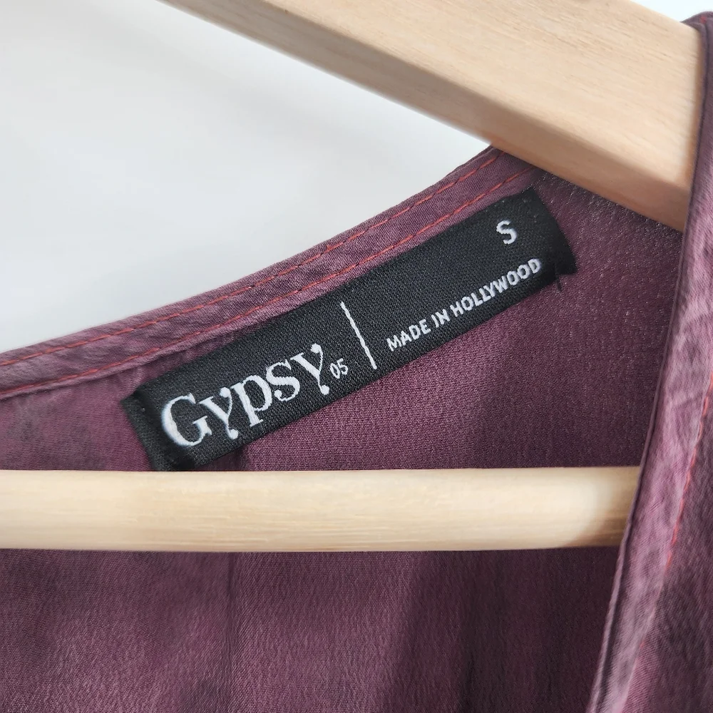 Gypsy 05 Silk Open Back Top - Picture 3 of 8